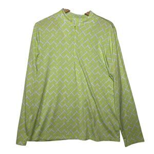 Sport Haley Women's Long Sleeve 1/4 Zip Mock Golf Top Sz XL Lightweight